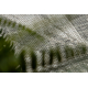 Tapete de sisal ORGANIC 2735 Flores cru / cinzento – natural, moderno, formato irregular
