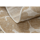 ORGANIC 2735 sisal tepih Cvijeće ecru / prirodni – moderni nepravilni oblik