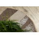 ORGANIC 2739 sisalmatto Kivi luonnollinen / ecru – moderni epäsäännöllinen muoto