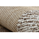 ORGANIC 2739 sisalmatto Kivi luonnollinen / ecru – moderni epäsäännöllinen muoto