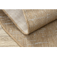 ORGANIC 2739 sisalmatto Kivi luonnollinen / ecru – moderni epäsäännöllinen muoto