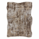 Tapete de sisal ORGANIC 2755 Abstração cru / natural – moderno, formato irregular