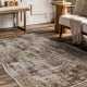 Tapete de sisal ORGANIC 2755 Abstração cru / natural – moderno, formato irregular