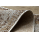 Tapete de sisal ORGANIC 2755 Abstração cru / natural – moderno, formato irregular