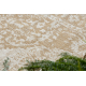 ORGANIC 2762 szizál szőnyeg Dísz, keret természetes / ecru – modern, szabálytalan forma