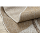 Covor organic din sisal 2767 Geometric ecru / natural – modern, formă neregulată