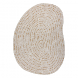 ORGANIC 2743 sisal tepih Deblo ecru / prirodni – moderni nepravilni oblik