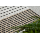 Tapis en sisal ORGANIC 2769 Géométrique écru / noir – naturel, forme irrégulière moderne