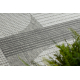 Tapete de sisal ORGANIC 2769 Geométrico cru / cinzento – natural, moderno, formato irregular