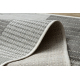 Tapete de sisal ORGANIC 2769 Geométrico cru / cinzento – natural, moderno, formato irregular