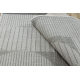 Tapete de sisal ORGANIC 2769 Geométrico cru / cinzento – natural, moderno, formato irregular