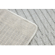 Tapete de sisal ORGANIC 2769 Geométrico cru / cinzento – natural, moderno, formato irregular