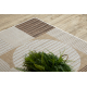 ORGANIC 2769 sizalio kilimas Geometrinis ekru / natūralus – modernus, netaisyklingos formos