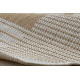 ORGANIC 2769 sizalio kilimas Geometrinis ekru / natūralus – modernus, netaisyklingos formos