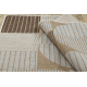 ORGANIC 2769 sizalio kilimas Geometrinis ekru / natūralus – modernus, netaisyklingos formos
