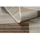ORGANIC 2769 sisal carpet Geometric ecru / natural – modern irregular shape