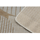 Tapis en sisal ORGANIC 2769 Géométrique écru / naturel – forme irrégulière moderne