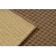 Fitted carpet TRAFFIC DIAMOND 650ab Rhombuses beige / black