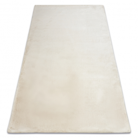 Tapis BUNNY ivoire IMITATION DE FOURRURE DE LAPIN