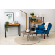 Okrúhly koberec BUNNY slonovinová kosť, imitácia králičej kožušiny