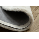Carpet BUNNY circle ivory IMITATION OF RABBIT FUR