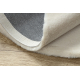 Carpet BUNNY circle ivory IMITATION OF RABBIT FUR
