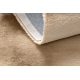 Tappeto BUNNY macchiato beige scuro IMITAZIONE PELLICCIA DI CONIGLIO
