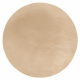 Tapis BUNNY cercle macchiato marron IMITATION DE FOURRURE DE LAPIN