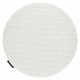 Matto CASABLANCA LOOP ympyrä valkoinen silmukka, pehmeä - TOISENLAATUINEN TUOTE