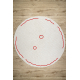 Carpet CASABLANCA LOOP circle white loop, soft - SECOND-RATE PRODUCT