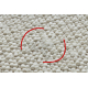 Carpet CASABLANCA LOOP circle white loop, soft - SECOND-RATE PRODUCT