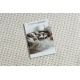 Carpet CASABLANCA LOOP circle white loop, soft - SECOND-RATE PRODUCT