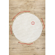 Carpet CASABLANCA LOOP circle white loop, soft - SECOND-RATE PRODUCT