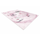 BAMBINO 2185 skalbimo kilimas Balerina, kačiukas vaikams neslystantis rožinis - ANTROS KLASĖS PRODUKTAS