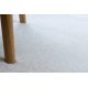 Modern washing carpet LINDO circle white, anti-slip, shaggy - SECOND-RATE PRODUCT