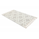 Kilimas SAMPLE TUNIS 83402 Struktūrinis Geometrinis kremas / pilka
