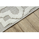 Carpet SAMPLE TUNIS 83402 Structural Geometric cream / grey