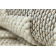 Kilimas SAMPLE TUNIS 83402 Struktūrinis Geometrinis kremas / pilka