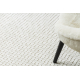 Alfombra CASABLANCA LOOP círculo blanco lazo, suave - PRODUCTO DE SEGUNDA CLASE