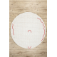 Carpet CASABLANCA LOOP circle white loop, soft - SECOND-RATE PRODUCT