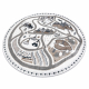 Carpet FUN Land for children, village, streets, circle - cream - SECOND-RATE PRODUCT