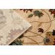 Wool carpet OMEGA LATICA flowers cream