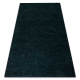 Tapete de lã OMEGA DUKE Melange esmeralda verde / preto