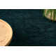 Tapis en laine OMEGA DUKE Mélange émeraude vert / noir