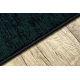 Tapete de lã OMEGA DUKE Melange esmeralda verde / preto