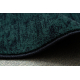 Tapete de lã OMEGA DUKE Melange esmeralda verde / preto