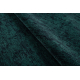 Tapete de lã OMEGA DUKE Melange esmeralda verde / preto