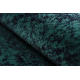 Tapete de lã OMEGA DUKE Melange esmeralda verde / preto
