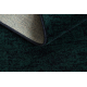 Tapete de lã OMEGA DUKE Melange esmeralda verde / preto
