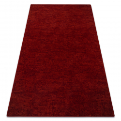 Wollteppich OMEGA DUKE Melange Rot / Schwarz